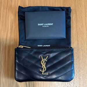 Saint Laurent Cassandre Matelasse Key Pouch